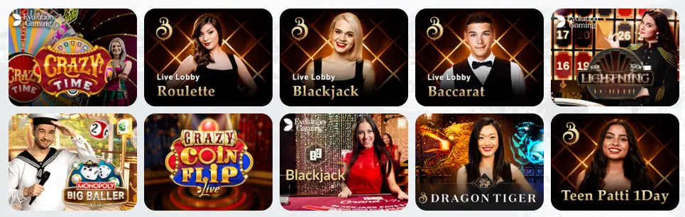 Jeux de casino en direct FgFox Casino