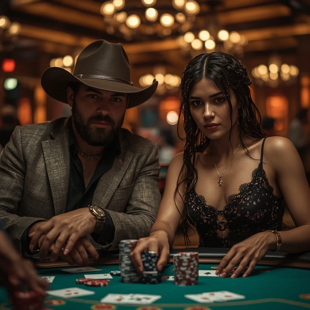 photo de deux joueurs de poker FGFOX CASINO